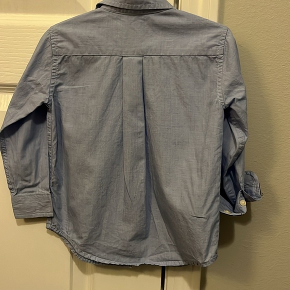 Janie and Jack Oxford Button Down - Picture 2 of 3